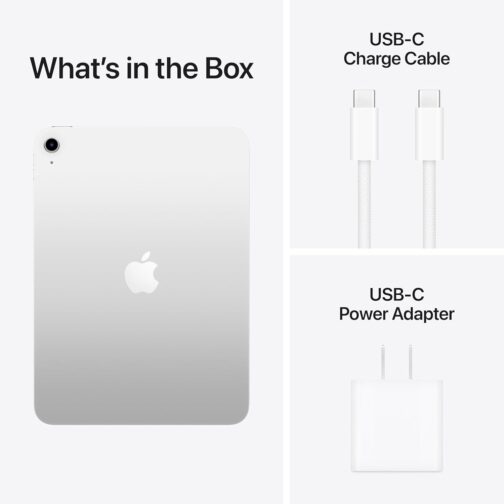 New Apple iPad 11-inch: A16 chip, 11-inch Model, Liquid Retina Display, 128GB, Wi-Fi 6, 12MP Front/12MP Back Camera, Touch ID, All-Day Battery Life  Silver