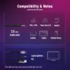 Gaming Headset for PC, Ps4, Ps5, Xbox Headset with 7.1 Surround Sound, Gaming Headphones with Noise Cancelling Mic RGB Light Over Ear Headphones for Xbox Series X/S, Switch-Blue