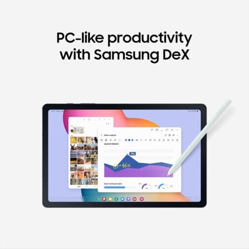 SAMSUNG Galaxy Tab S6 Lite 10.4′ 64GB WiFi Android Tablet, S Pen Included, Gaming Ready, Long Battery Life, Slim Metal Design, Expandable Storage, US Version, Oxford Gray, Amazon Exclusive (2024)