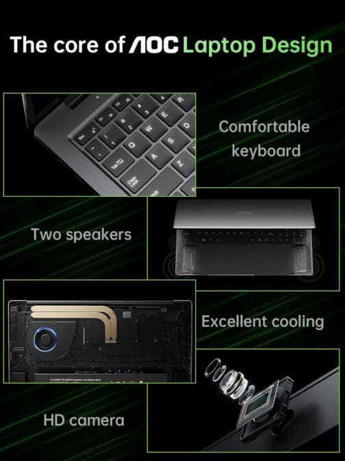 2025 Gaming Laptop with AMD Ryzen 7 5700U Processor(8C/16T, Up to 4.5GHz), 16.1 FHD Display Laptop Computer with Backlit Keyboard, 16GB RAM 512GB SSD, WiFi 6, HDMI 1.4, USB3.2, Type-C, 53Wh Battery