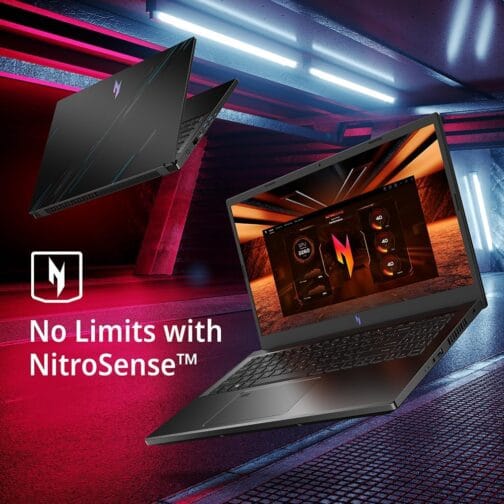 Acer Nitro V Gaming Laptop | Intel Core i5-13420H Processor | NVIDIA GeForce RTX 4050 Laptop GPU | 15.6″ FHD IPS 144Hz Display | 8GB DDR5 | 512GB Gen 4 SSD | WiFi 6 | Backlit KB | ANV15-51-51H9