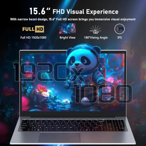 Laptop Gaming,Gaming Laptop,16GB RAM 512GB SSD,N100(Up to 3.4Ghz,12th ),Aluminum Body,15.6″FHD Display,Support WiFi,Bluetooth,Backlit Keyboard,Support Type C Charging,Win 11 Pro,For Business,Spacegray