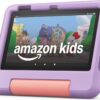 Amazon Fire 7 Kids tablet (newest model) ages 3-7. Top-selling 7″ kids tablet on Amazon. Includes ad-free and exclusive content, easy parental controls, 10-hr battery, 16 GB, Purple
