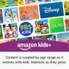 Amazon Fire 7 Kids tablet (newest model) ages 3-7. Top-selling 7″ kids tablet on Amazon. Includes ad-free and exclusive content, easy parental controls, 10-hr battery, 16 GB, Purple