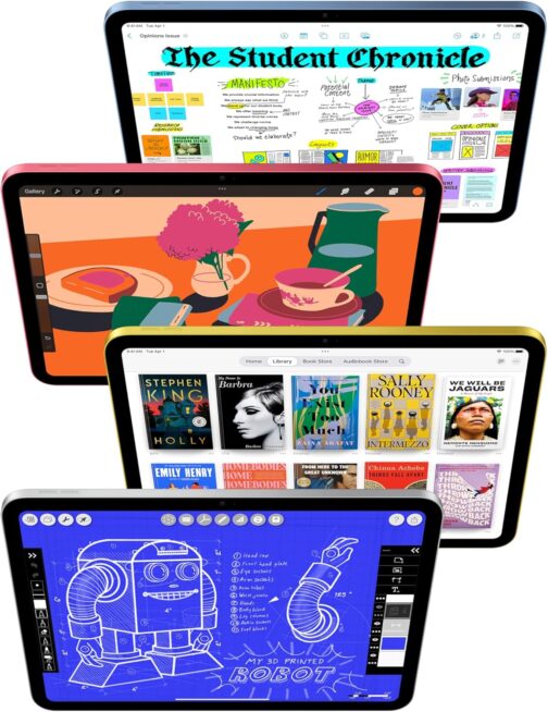 New Apple iPad 11-inch: A16 chip, 11-inch Model, Liquid Retina Display, 128GB, Wi-Fi 6, 12MP Front/12MP Back Camera, Touch ID, All-Day Battery Life  Blue
