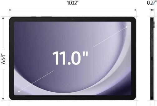 SAMSUNG Galaxy Tab A9+ 11 64GB Wi-Fi Android Tablet, Big Screen, Quad Speakers, Upgraded Chipset, Multi Window Display, Slim, Light, Durable Design, US Version, 2023, Navy (Renewed)
