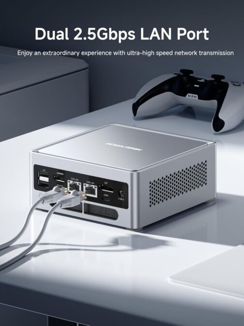 MINISFORUM Mini PC NAB9 Plus Intel Core i9-12900HK/i9-12900H 14 Cores/20 Threads,up to 5.0GHz 32GB RAM 1TB PCIe4.0 SSD Mini Computer OCuLink HDMI+DP+USB4 Dual 2.5 G RJ45 WiFi 6E, BT5.3
