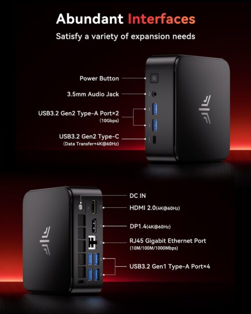 KAMRUI Mini PC, E3B 32GB RAM 512GB SSD Mini Gaming Computers AMD Ryzen 5 7430U Micro Desktop Computer (Max 4.3GHz,6C/12T, Beat 5650U), Small PC Support WiFi 6, BT5.2, Triple Display for Office Home