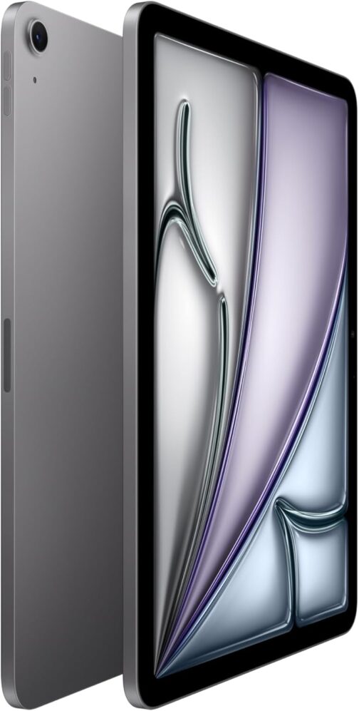 Apple iPad Air 11-inch with M3 chip Built for Apple Intelligence, Liquid Retina Display, 256GB, 12MP Front/Back Camera, Wi-Fi 6E, Touch ID, All-Day Battery Life  Space Gray