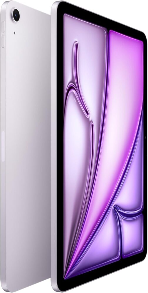 Apple iPad Air 11-inch with M3 chip Built for Apple Intelligence, Liquid Retina Display, 128GB, 12MP Front/Back Camera, Wi-Fi 6E, Touch ID, All-Day Battery Life  Purple