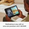 Like-New Amazon Fire HD 10 tablet (newest model) built for relaxation, 10.1″ vibrant Full HD screen, octa-core processor, 3 GB RAM, 32 GB, Black