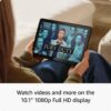 Amazon Fire HD 10 tablet (newest model) built for relaxation, 10.1″ vibrant Full HD screen, octa-core processor, 3 GB RAM, 32 GB, Lilac