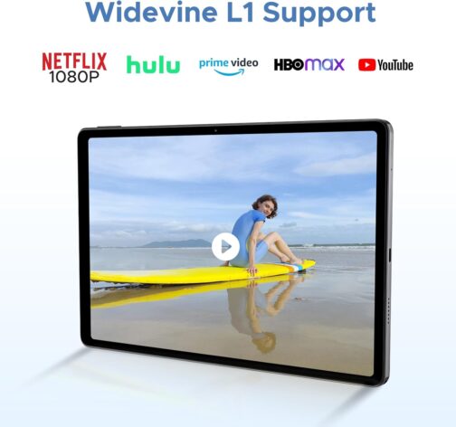 DOOGEE U11 Pro Android 15 Tablet, 11 inch Tablet, 30GB+256GB/2TB TF,8580mAh,Octa-Core,90Hz Display, Netflix 1080P,5G WiFi,Widevine L1,BT5.0,13MP+5MP, Face ID/OTG with Pen, Keyboard, Mouse&Case