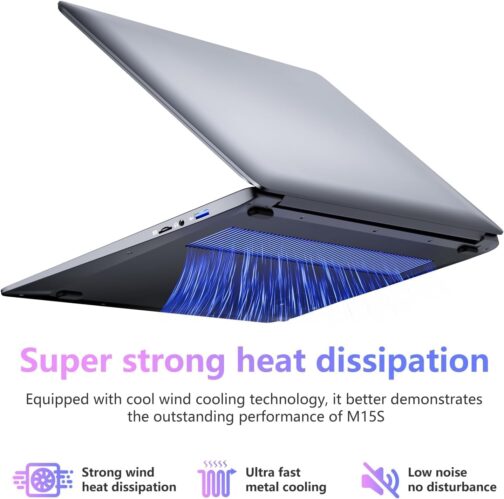 15.6 Inch Laptops, 8GB DDR3 512GB SSD Windows 11 Laptop Computer with I3 Processor, HD Display, 52Wh Battery, Wi-Fi 5, BT4.2, HDMI, USB3.2, Type-C, for Business and Students
