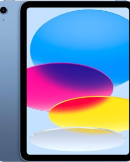Apple iPad (10th Generation): with A14 Bionic chip, 10.9-inch Liquid Retina Display, 64GB, Wi-Fi 6, 12MP front/12MP Back Camera, Touch ID, All-Day Battery Life  Blue
