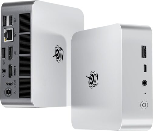 Beelink SER8 Mini PC, AMD Ryzen7 8745HS up to 4.9GHz(8C/16T),Mini Computer 32GB DDR5 RAM/1TB PCIe4.0 SSD/AMD Radeon 780M 12core 2600MHz Support 4K Triple Display/WiFi 6/BT5.2/2.5G LAN/HDMI+DP/USB4