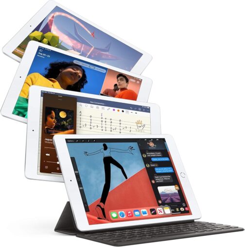 2020 Apple iPad (10.2-inch, Wi-Fi, 128GB) – Silver (Renewed)