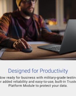 Dell Inspiron 5440 Laptop – 14.0-inch 16:10 FHD+ (1920 x 1200) Display, Intel Core i5-1334U Processor, 8GB DDR5 RAM, 512GB SSD, Intel UHD Graphics, Windows 11 Home, Onsite Service – Carbon Black
