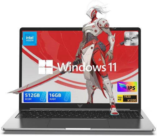 ACEMAGIC 16.0-inch Laptop, 2025 16GB DDR4 512GB SSD Windows 11 Laptop, Laptop Computer with Intel 12th Quad-Core Processor(Up to 3.6GHz), 1920P FHD Display, Metal Shell, WiFi 5, USB3.2, Type_C