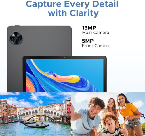 DOOGEE U11 Pro Android 15 Tablet, 11 inch Tablet, 30GB+256GB/2TB TF,8580mAh,Octa-Core,90Hz Display, Netflix 1080P,5G WiFi,Widevine L1,BT5.0,13MP+5MP, Face ID/OTG with Pen, Keyboard, Mouse&Case