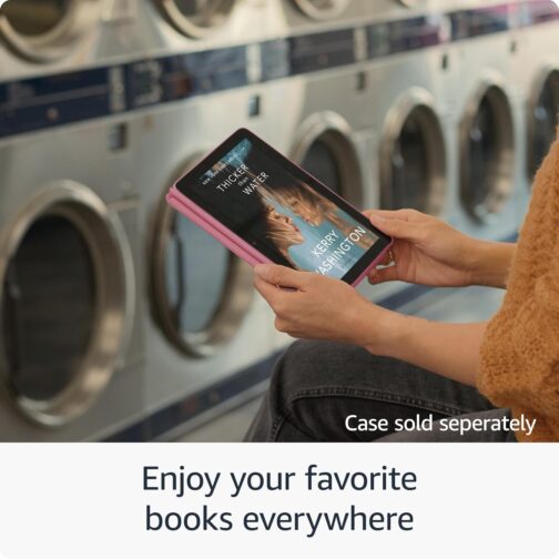 New Amazon Fire HD 8 tablet, 8 HD Display, 3GB memory, 32GB, designed for portable entertainment, Hibiscus, (2024 release)