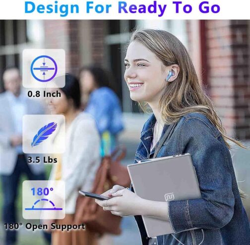 16 Inch Laptop Computer | Gaming Laptop | 16GB RAM 512GB SSD | N100 Processor | FHD 1920 * 1200 | 180 Angle Open | Backlit Keyboard | Fingerprint Unlock | UHD Graphics 750 MHz | Windows 11 Pro