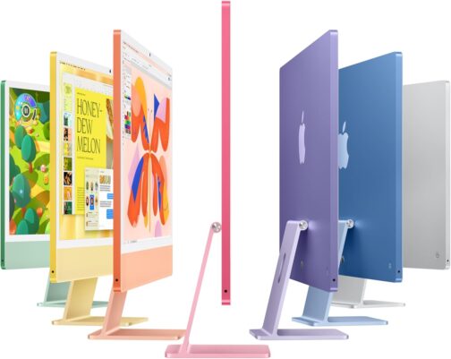 Apple 2024 iMac All-in-One Desktop Computer with M4 chip with 10-core CPU, 10-core GPU: Built for Apple Intelligence, 24GB Unified Memory, 512GB SSD Storage; Silver with AppleCare+ (3 Years)