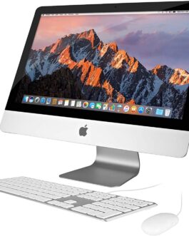 Apple iMac 21.5in 2.7GHz Core i5 (ME086LL/A) All In One Desktop, 8GB Memory, 256GB Solid State Drive, MacOS 10.12 Sierra (Renewed)