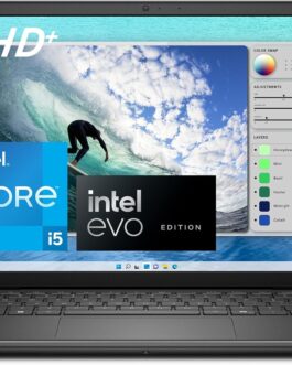 Dell Inspiron 5440 Laptop – 14.0-inch 16:10 FHD+ (1920 x 1200) Display, Intel Core i5-1334U Processor, 8GB DDR5 RAM, 512GB SSD, Intel UHD Graphics, Windows 11 Home, Onsite Service – Carbon Black