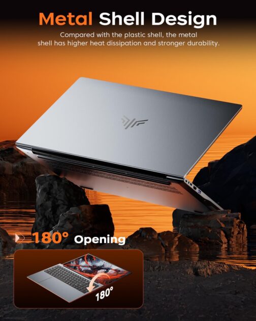 2025 Laptop, Laptop Computer with AMD Ryzen 7 5000 Series (8C/16T, Up to 4.3GHz), 16GB RAM 512GB NVMe SSD Windows 11 Laptop, Radeon RX Vega 8 Graphics, WiFi 6, Backlit KB