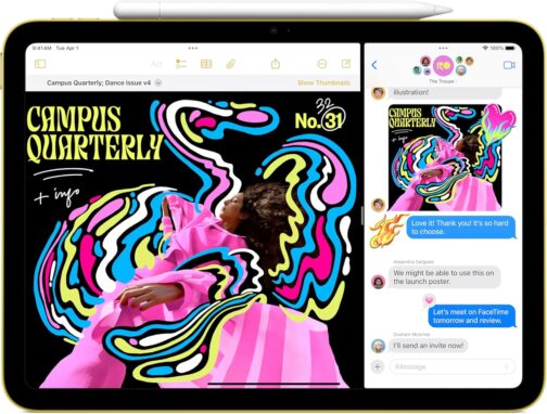 New Apple iPad 11-inch: A16 chip, 11-inch Model, Liquid Retina Display, 256GB, Wi-Fi 6, 12MP Front/12MP Back Camera, Touch ID, All-Day Battery Life  Yellow