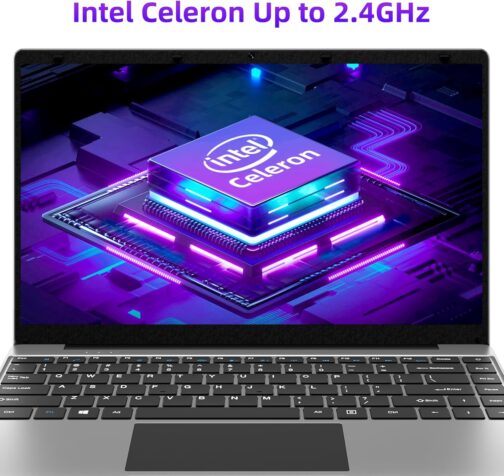 jumper Laptop, 14 Inch FHD Display, 12GB RAM 256GB SSD, Laptop Computer with J4105 CPU, Thin & Portable, 2.4/5G WiFi, BT4.0