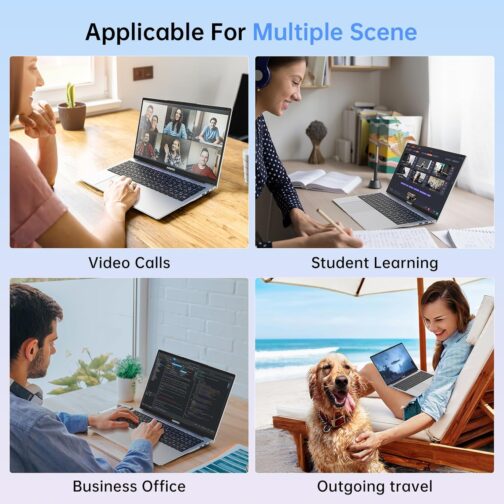 ACEMAGIC 2025 Laptop,17.3-Inch FHD Display Laptop Computer with Quad Core-12th Alder Lake N97(Up to 3.6GHz), 16GB RAM DDR4 512GB ROM Laptop Computer, 6000Mah Battery,Silver