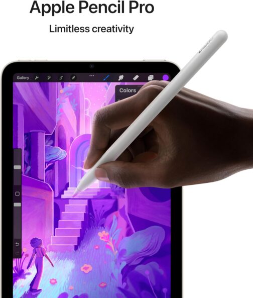 Apple iPad mini (A17 Pro): Apple Intelligence, 8.3-inch Liquid Retina Display, 128GB, Wi-Fi 6E, 12MP Front/12MP Back Camera, Touch ID, All-Day Battery Life  Blue